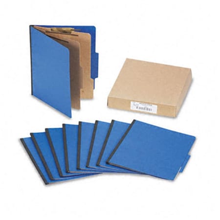 Made-To-Stick Presstex Colorlife Classification Folders Ltr 6-Section Dk Blue 10/box MA3336748